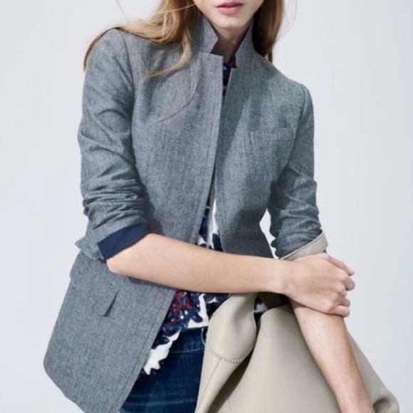Gorgeous chambray Regent blazer - Picture 4 of 7